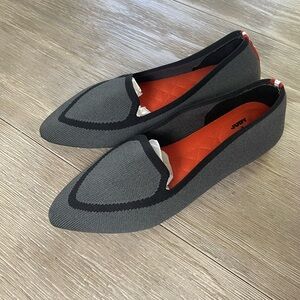 Birdies Charcoal and Black Loafers